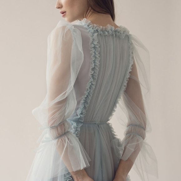✨Tulle Blue Gown✨ - Picture 3 of 4